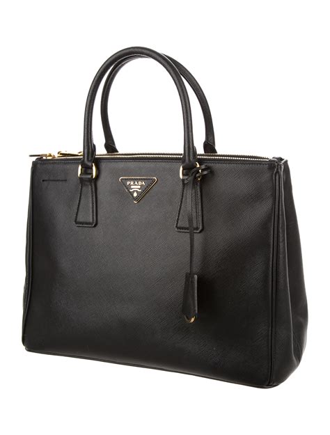 prada saffiano lux double-zip tote bag sale|Prada saffiano crossbody wallet.